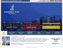 Tablet Screenshot of hundredstay.com